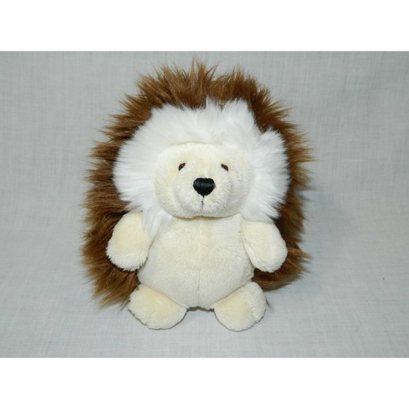 Gund Ganley 6" Plush Hedgehog Brown stuffed Soft Fuzzy 319940 - Picture 2 of 6